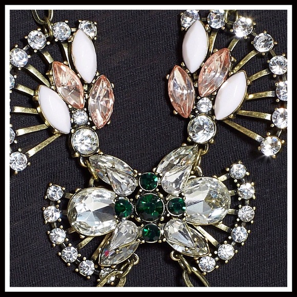 BOHO BODY NECKLACE CRYSTAL STATEMENT FESTIVAL BOHEMIAN A2C - Picture 5 of 8